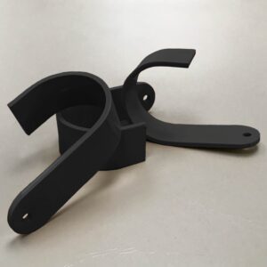 Black deck brackets for indoor softplay