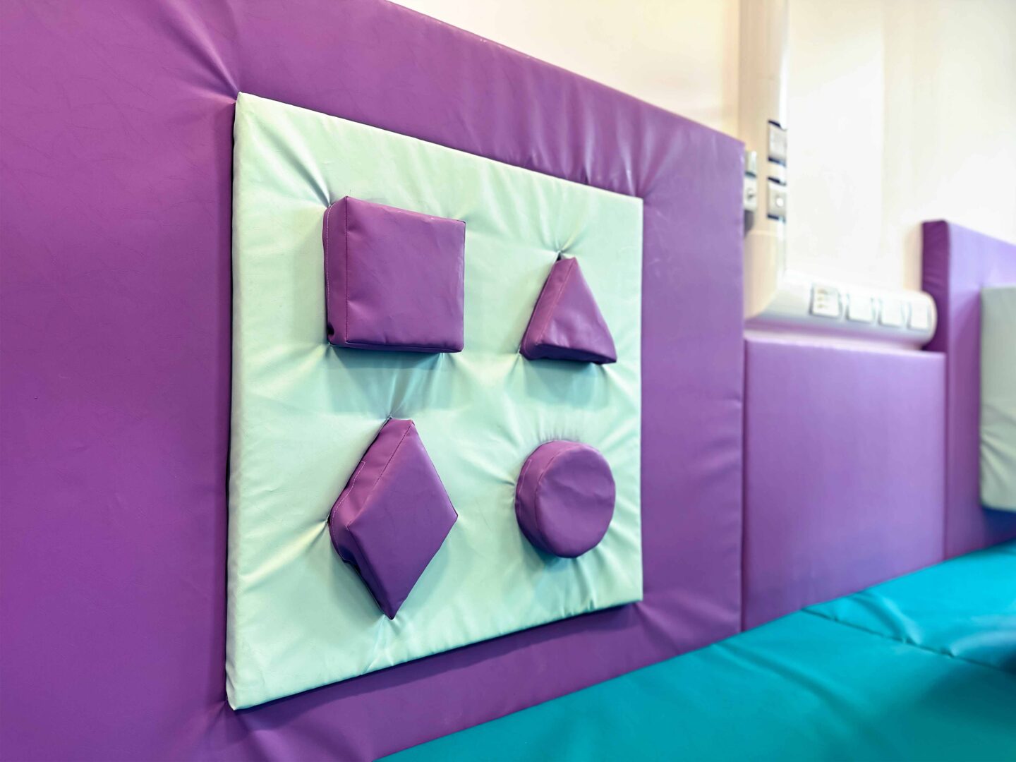 Softplay Shape Sorter found at Trinity School's softplay designed by Play Creations.