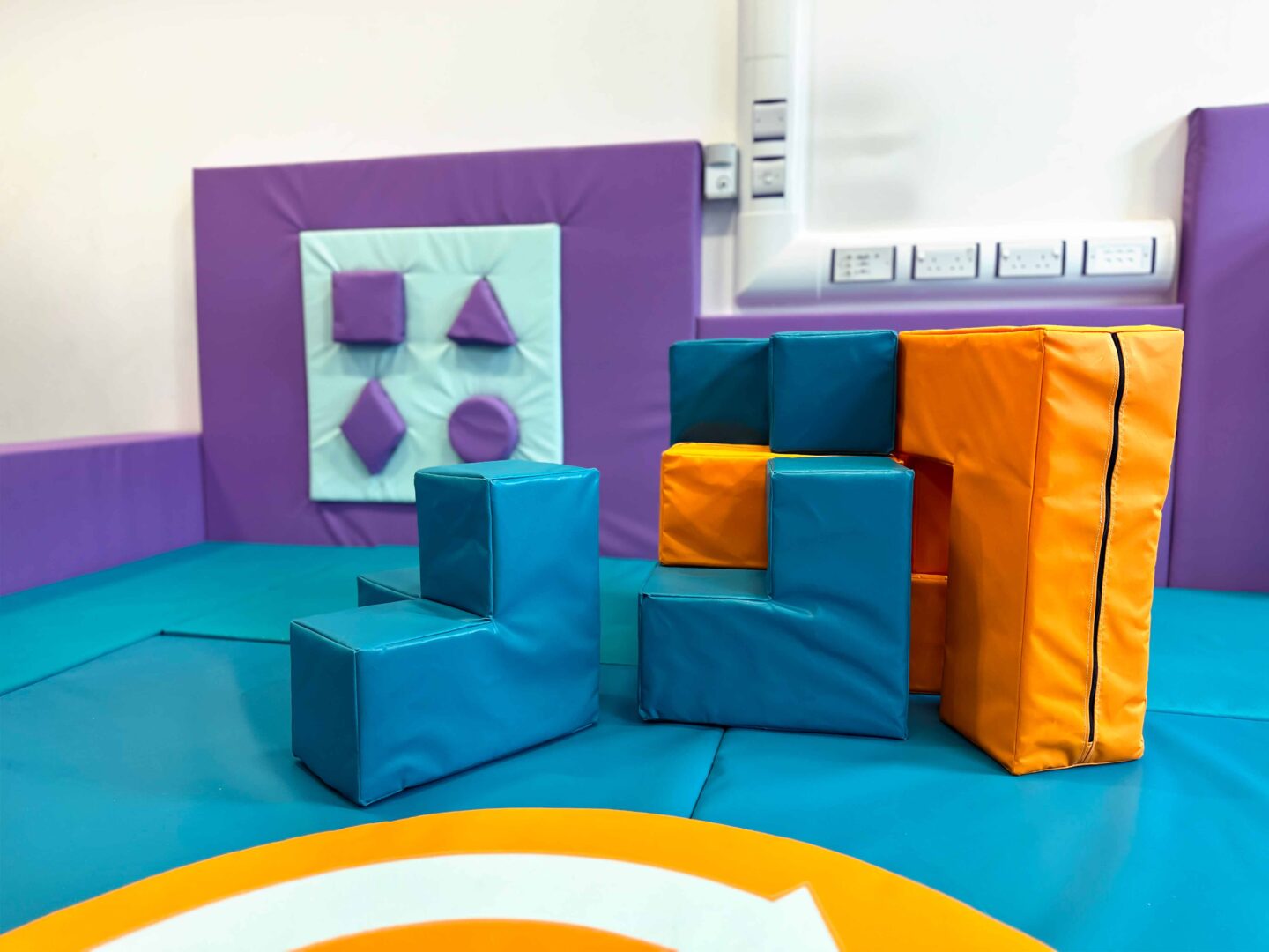 SOMA Cube found at Trinity School's softplay designed by Play Creations Ltd.