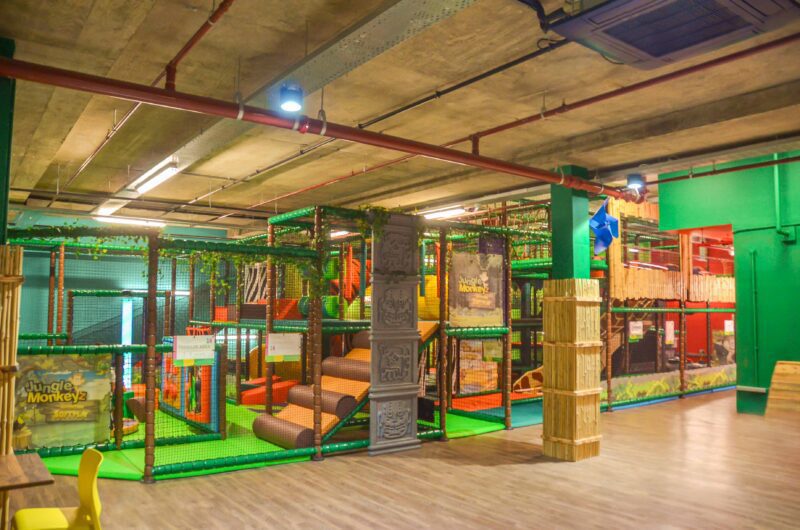 Jungle Monkeyz softplay in West London built by Play Creations