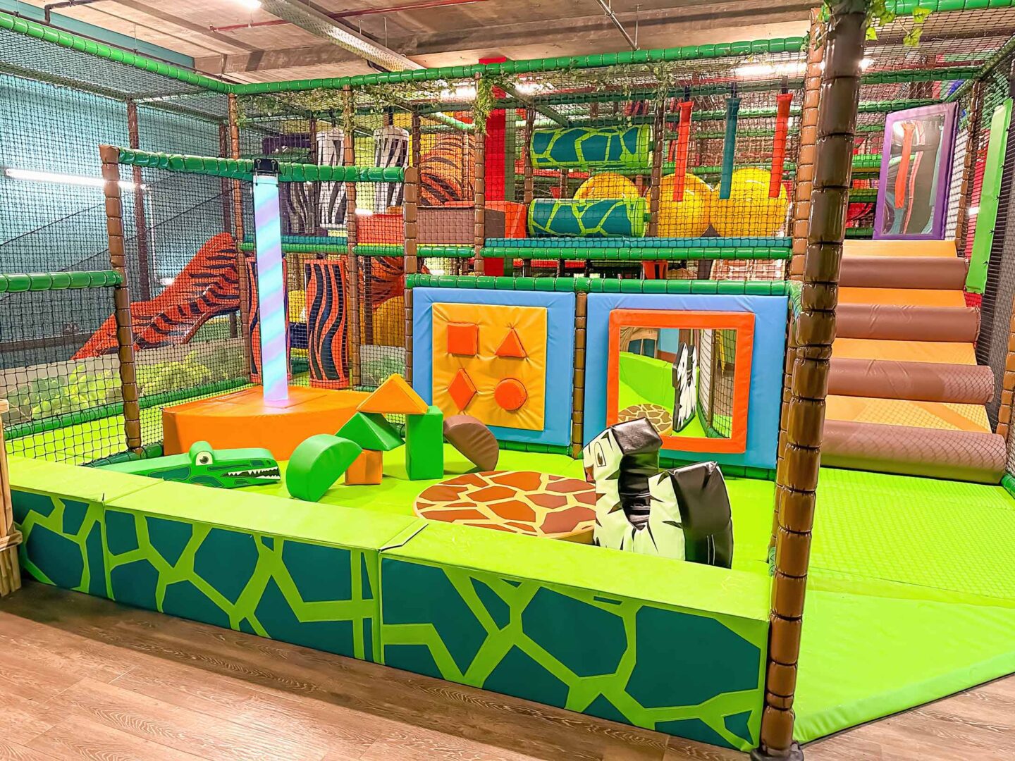 Toddler Area at Jungle Monkeyz softplay built by Play Creations