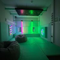This is the larger sensory room designed by Play Creations Ltd for Rushall Primary School