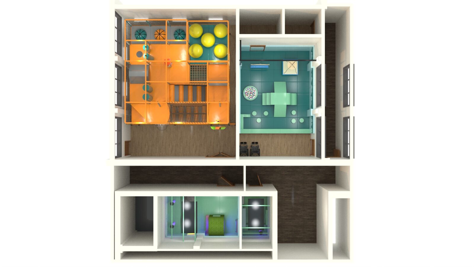 Full Layout of Rushall Project, designed by Play Creations Ltd.