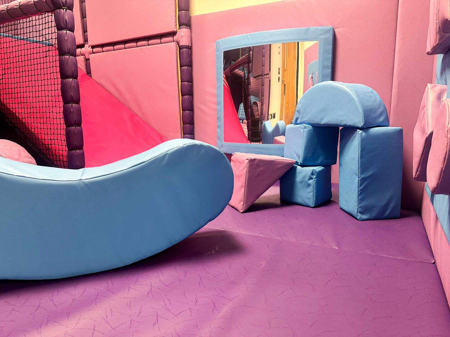 Softplay area at Old Hall School designed by Play Creations Ltd