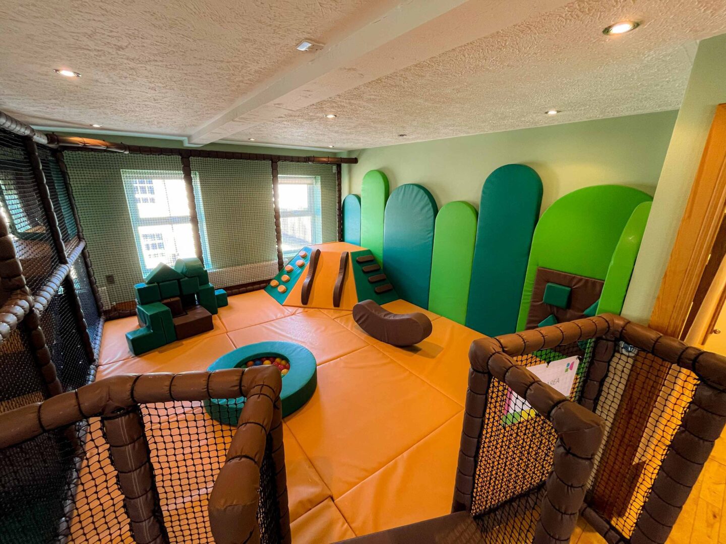 Baby Area in Hunter's Quest's softplay in Magherafelt that was designed by Play Creations.