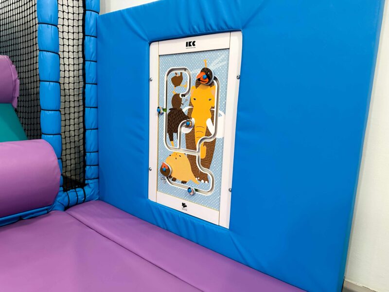 Interactive Wall Game designed by Play Creations Ltd for Redwood Park School's softplay.