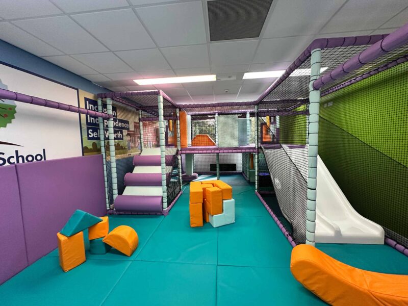 Serenity School soft play area designed by Play Creations Ltd