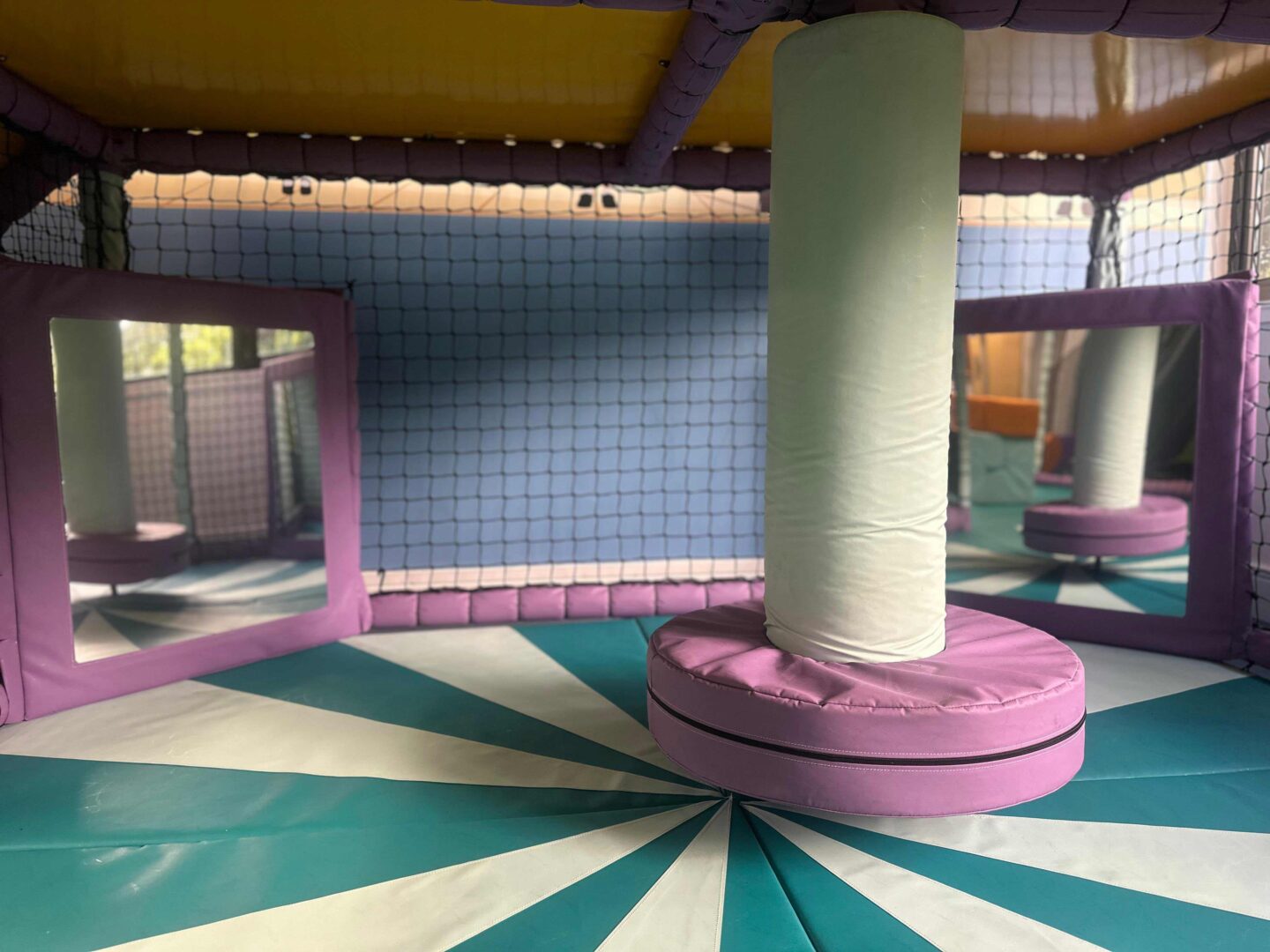 Dizzy Disk with Applique floorboards for Serenity School designed by Play Creations Ltd